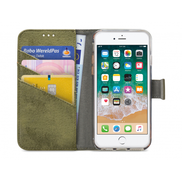 My Style Flex Wallet for Apple iPhone 6/6S/7/8/SE (2020/2022) Olive