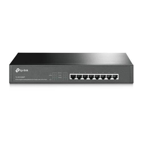 TP-LINK TL-SG1008MP netwerk-switch Unmanaged Gigabit Ethernet (10/100/1000) Zwart Power over Ethernet (PoE)