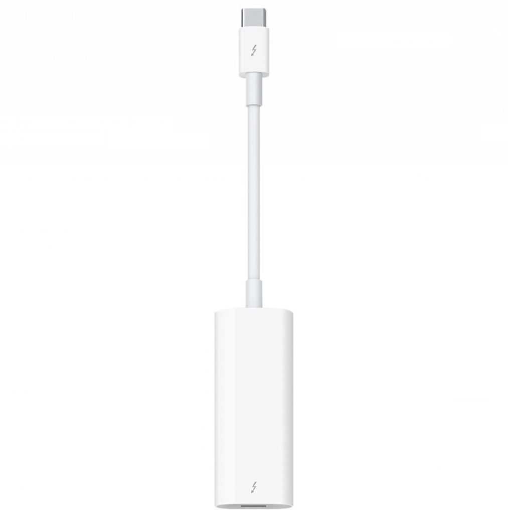Apple Thunderbolt 3 (USB-C) - Thunderbolt 2