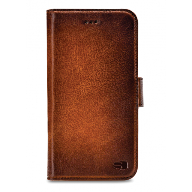 Senza Desire Leather Wallet Apple iPhone X/Xs Burned Cognac