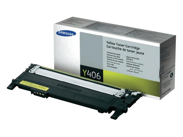 Samsung CLT-Y406S Toner Cartridge - Yellow - Laser - 1 Pack