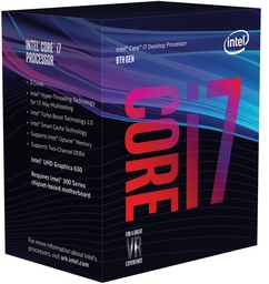 [BX80684I78700K] Intel Core i7-8700K Boxed processor