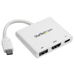 [CDP2HDUACPW] StarTech.com USB-C naar 4K HDMI multifunctionele adapter met power delivery en USB-A poort