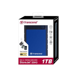 [TS1TSJ25H3B] TRANSCEND SJ 25H3B 1TB USB3 Grijs/Blauw
