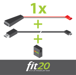 [fit20-BV-USBC-PB] fit20 Batterij Vervanger USB met allways-on powerbank