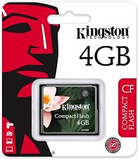 Kingston 4 GB CompactFlash (CF) Card - 1 Card