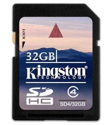 Kingston SDHC kaart 32GB Class 4