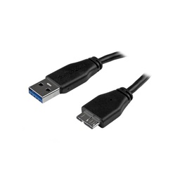 [USB3AUB1MS] StarTech.com Slim SuperSpeed USB 3.0 A to Micro B Cable