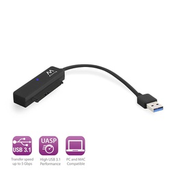 [EW7017] Ewent 2.5" SATA HDD SSD naar USB 3.1 Gen1 adapterkabel, USB 3.1 Gen