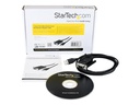 StarTech.com 1-poort USB naar Nulmodem RS232 DB9 Seriële DCE Verloopkabel met FTDI