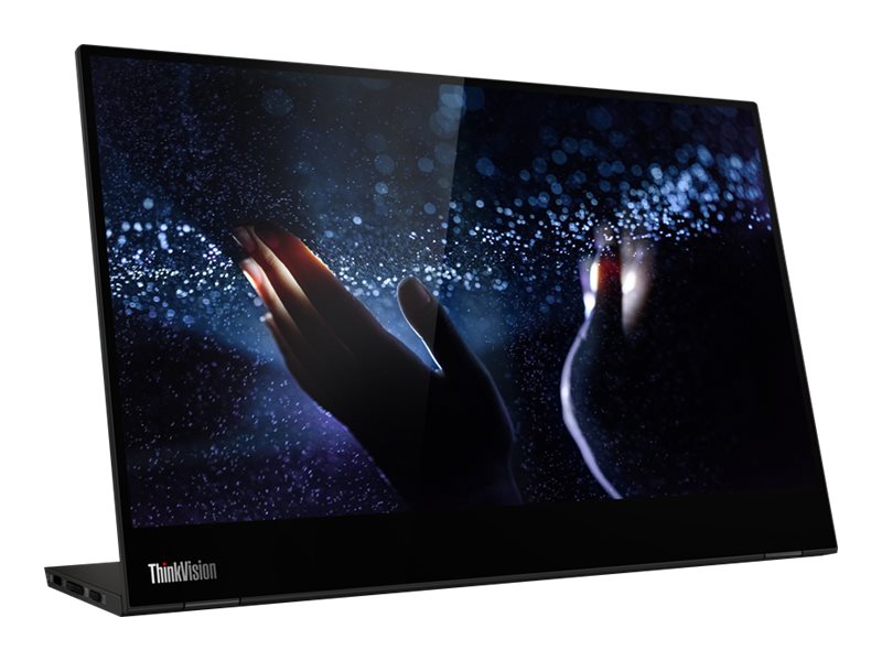 Lenovo ThinkVision M14t - 35,6 cm (14") - 1920 x 1080 Pixels - Full HD - LED - 8 ms - Zwart