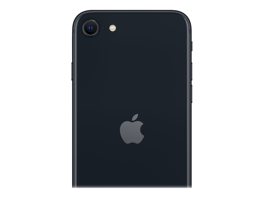 Apple iPhone SE 3rd 256GB (2022) zwart - achterkant