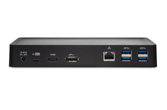 Kensington SD4700P USB-C en USB 3.0 5 Gbps dubbel 2K dockingstation met 135W adapter - DP en HDMI - Win/Mac