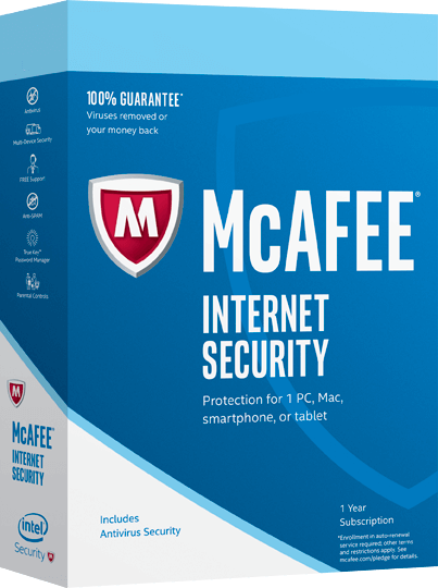 McAfee Internet Security 1-PC 1 jaar 