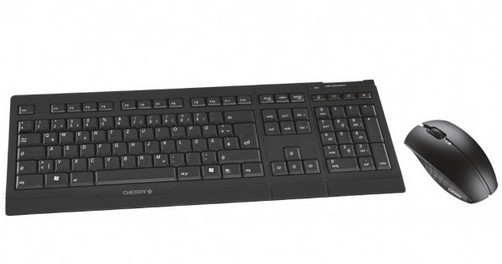 CHERRY B.UNLIMITED AES DESKTOP Keyboard and Mouse Set black