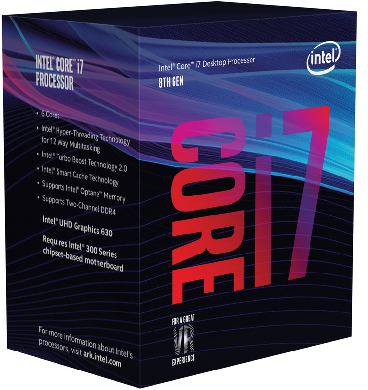 Intel Core i7-8700K Boxed processor