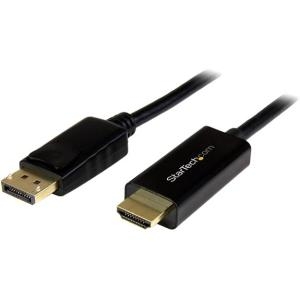 StarTech.com DisplayPort to HDMI cable 1m 4K