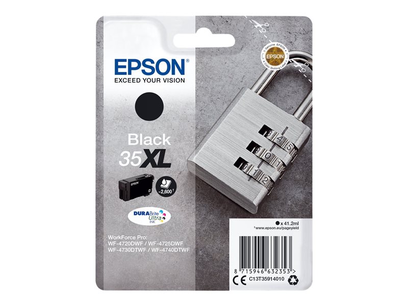 Epson 35XL inktcartridge zwart
