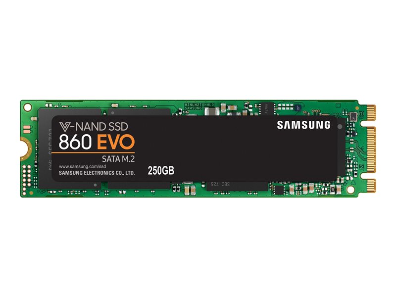 Samsung 860 EVO, 250 GB m.2 sata SSD