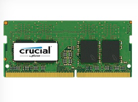 Crucial 4 GB DDR4-2400, Werkgeheugen
