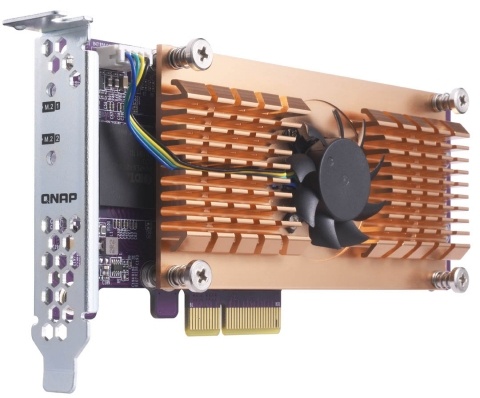 QNAP DUAL M.2 22110/­2280 PCIE SSD EXPANSION CARD