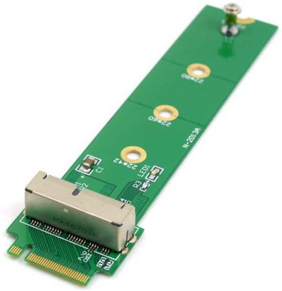 MicroStorage 12+16 PIN MacBook SSD to NGFF M.2 Adapter