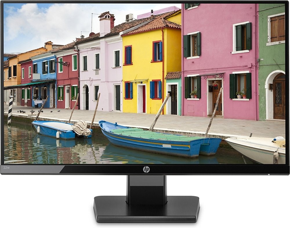 HP monitor 21.5 inch Full HD Zwart