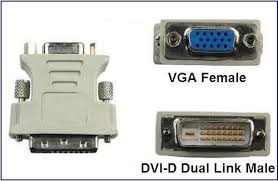 DVI-D Dual Link naar VGA D-SUB Adapter
