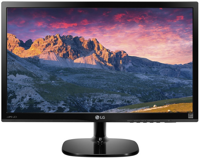 LG 22MP48D 22 inch monitor Zwart