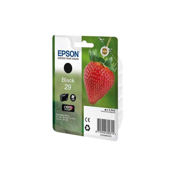 Epson 29 - 5.3 ml - zwart - origineel - inktcartridge