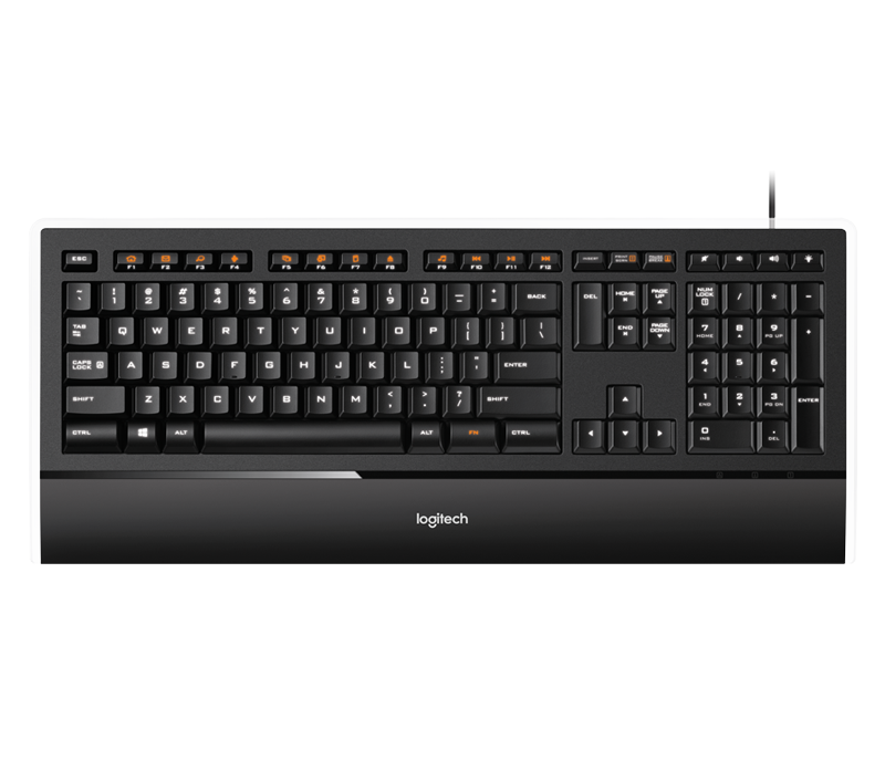 Logitech Illuminated K740 Keyboard USA qwerty