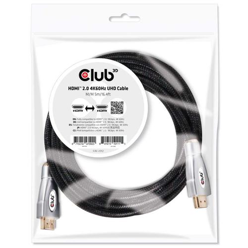 Club 3D HDMI 2.0 kabel 4K60Hz UHD 5 meter