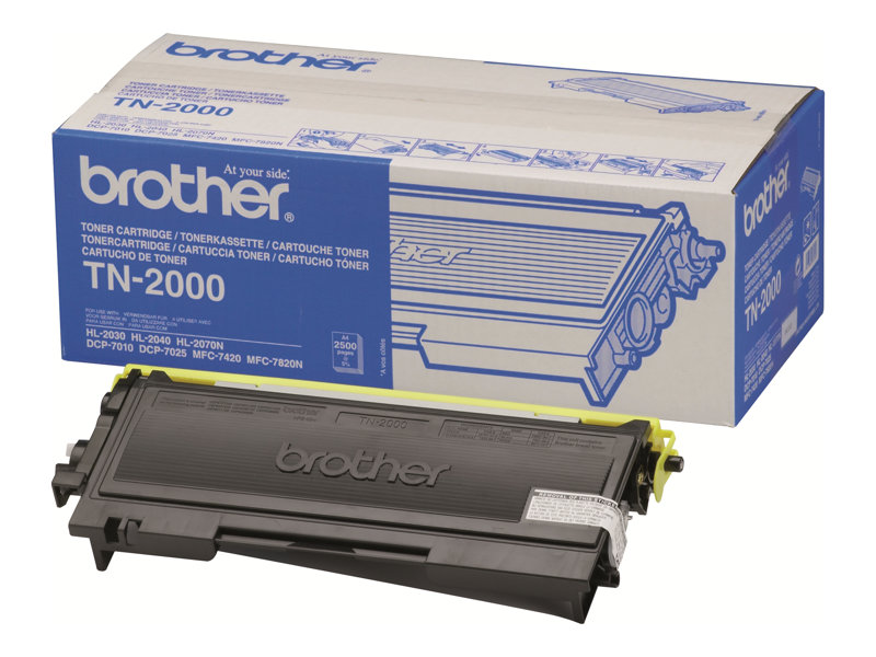 Brother TN-2000 tonercartridge zwart standard capacity 2.000 paginas 1-pack