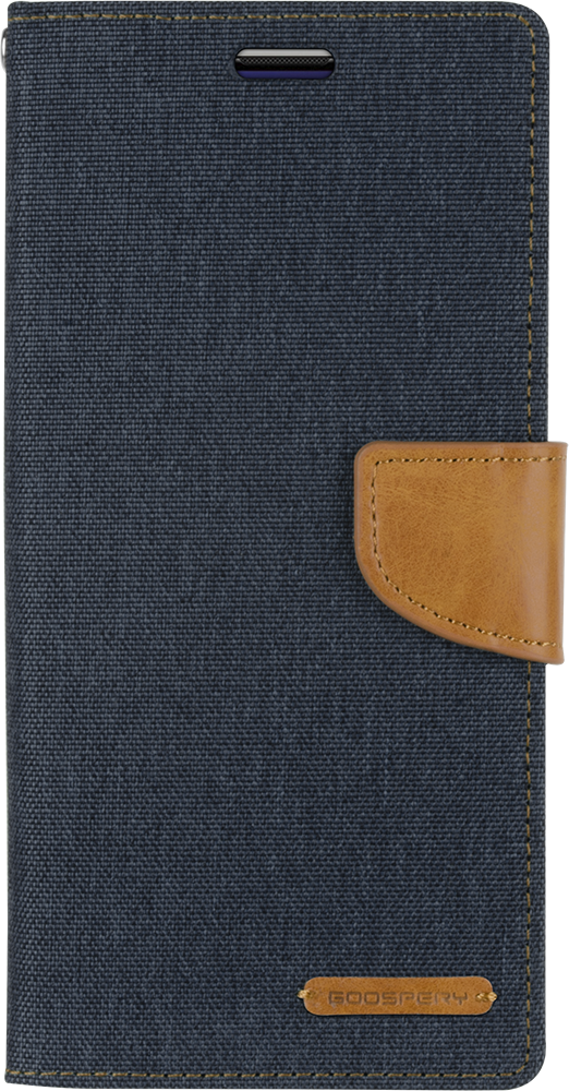 Samsung Galaxy S10 hoes - Mercury Canvas Diary Wallet Case - Blauw