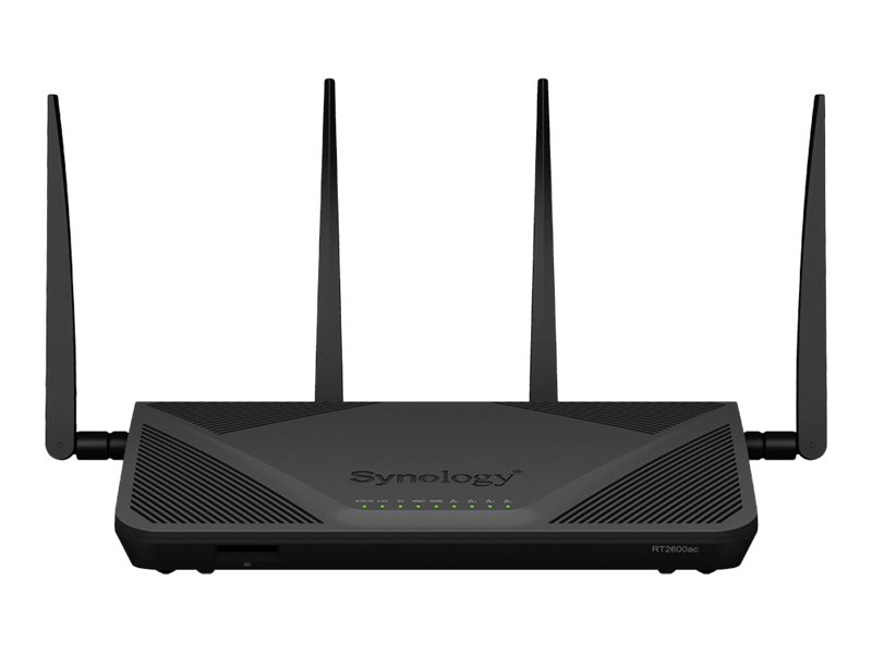 Synology RT2600AC - Draadloze router - 4-poorts switch - GigE - 802.11a/b/g/n/ac - Dual Band