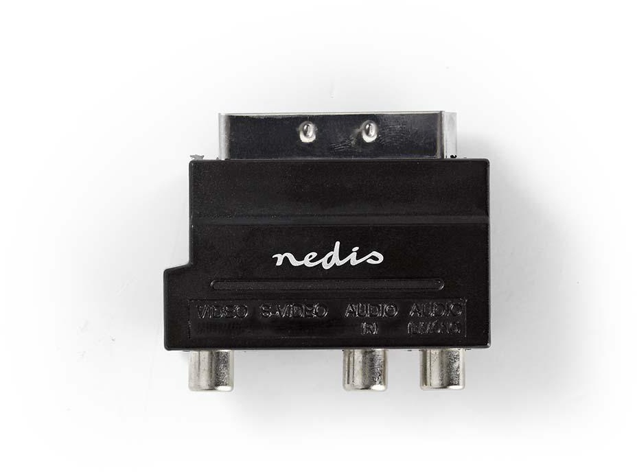 Nedis - Scart male to 3x RCA + S-Video female - adapter