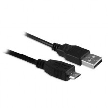 ACT USB 2.0 laad- en datakabel A male - micro B male 1 meter