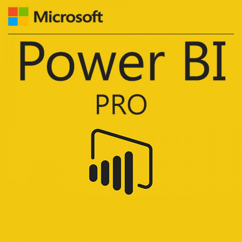 Microsoft Power BI Pro jaar abonnement in maandelijkse termijnen