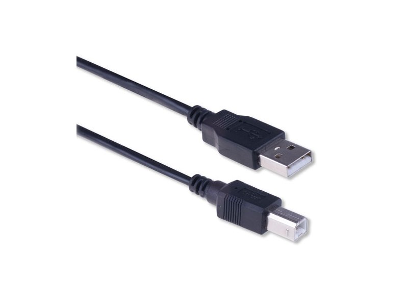 ACT USB 2.0 aansluitkabel A male - B male, 1,8 meter