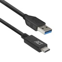 ACT USB 3.2 Gen1 aansluitkabel A male - C male 1 meter