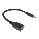 ACT USB 3.2 Gen1 OTG kabel C male - A female 0,2 meter, Zip Bag