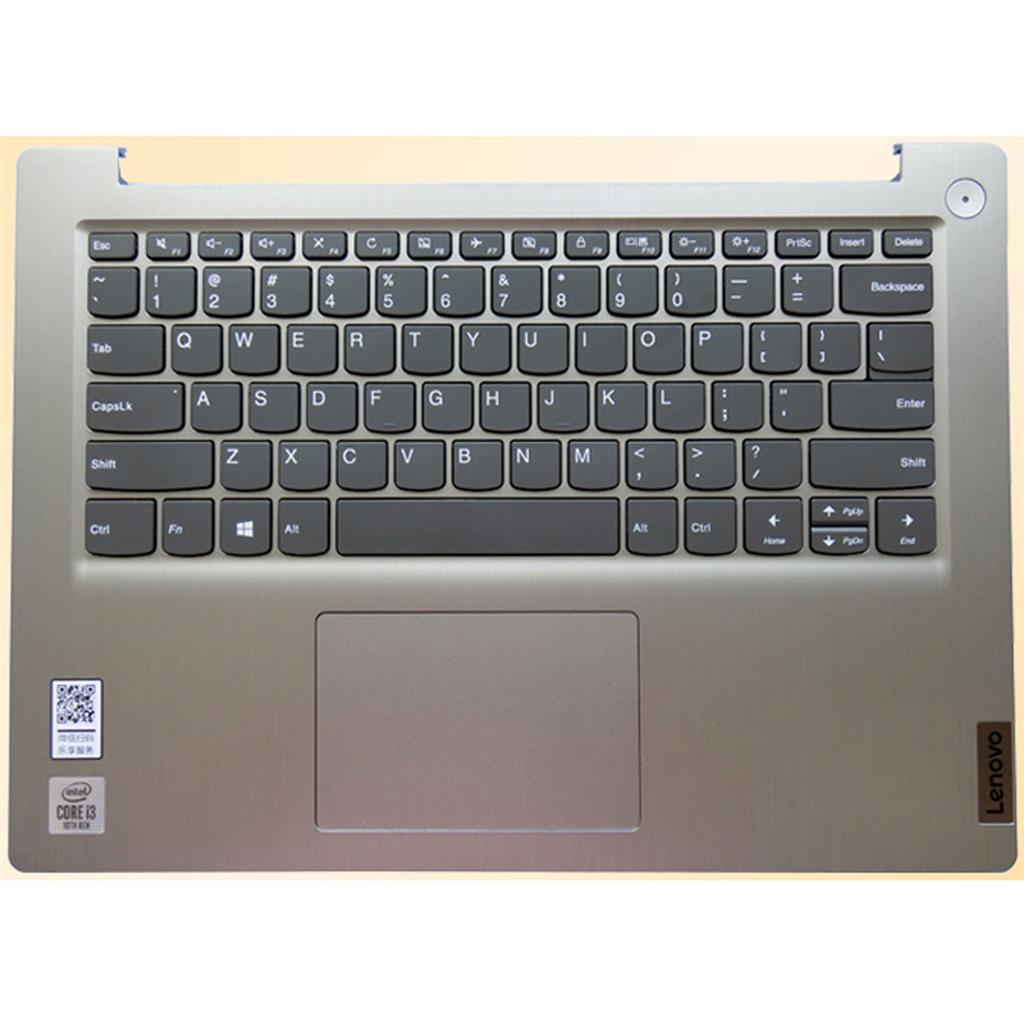 Laptop toetsenbord voor Lenovo IdeaPad3 14IIL05 met zilveren topcase
