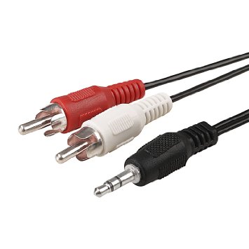 StarTech.com Stereo Audio cable - RCA (M) - mini-phone stereo 3.5 mm (M) - 1.8 m - 1 x Min