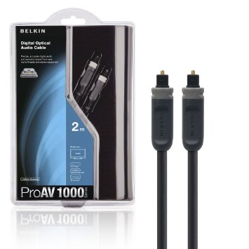 Belkin ProAV AV10009QP2M Fiber Optic Audio Cable for Audio Device - 2 m