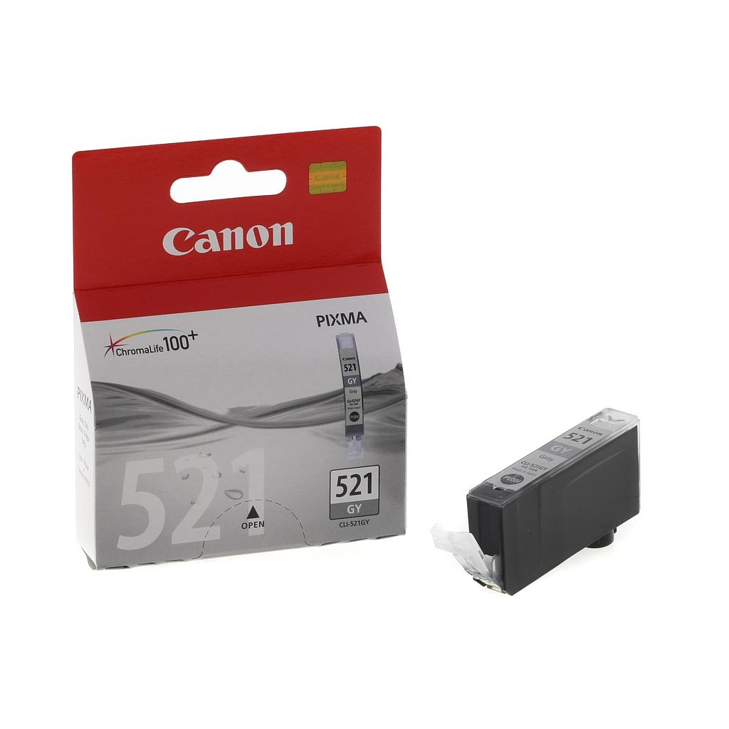 Canon CLI-521GY Ink Cartridge - Grey - Inkjet