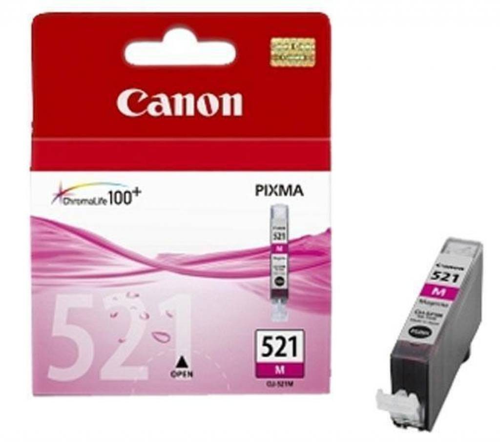 Canon CLI-521M Ink Cartridge - Magenta - Inkjet