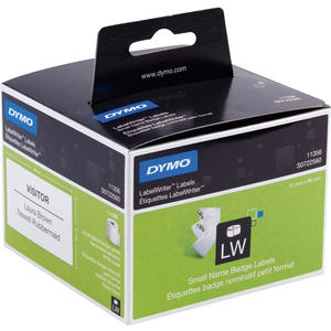 Dymo Removable White name badge labels 41x89MM (1x300) S0722560