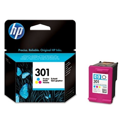 HP Inktjet Cartridge 301 kleur