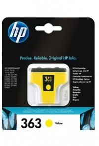 HP Inktjet Cartridge 363 Geel