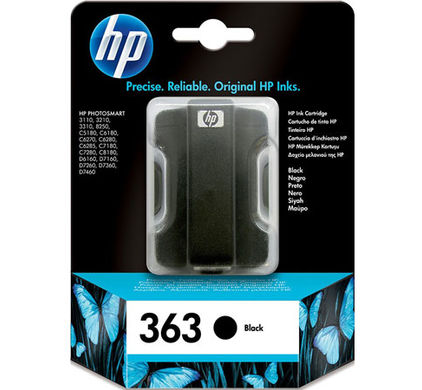 HP Inktjet Cartridge 363 Zwart